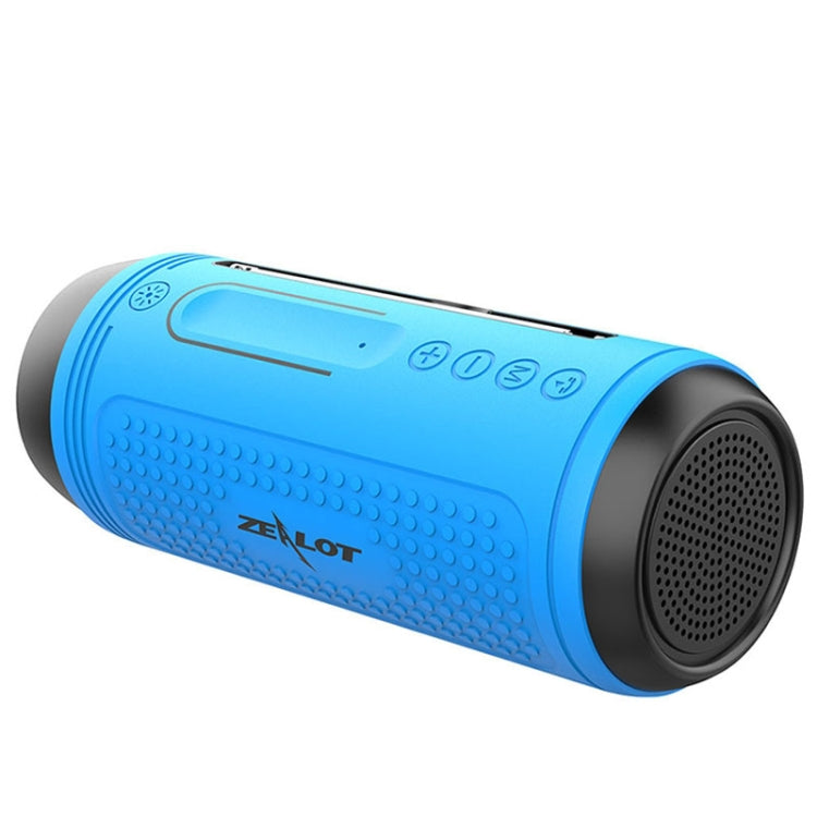 Enceinte Bluetooth sans fil multifonctionnelle ZEALOT A1 Bass, microphone intégré, support appels Bluetooth & AUX & carte TF & lumières LED