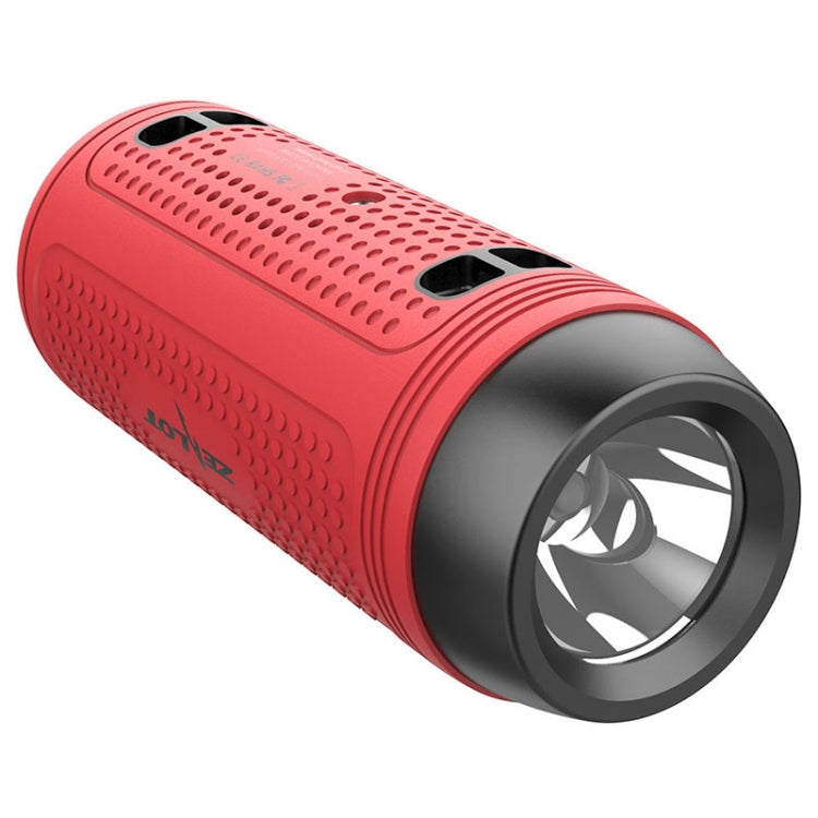 Enceinte Bluetooth sans fil multifonctionnelle ZEALOT A1 Bass, microphone intégré, support appels Bluetooth & AUX & carte TF & lumières LED