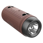 Enceinte Bluetooth sans fil multifonctionnelle ZEALOT A1 Bass, microphone intégré, support appels Bluetooth & AUX & carte TF & lumières LED