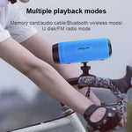 Enceinte Bluetooth sans fil multifonctionnelle ZEALOT A1 Bass, microphone intégré, support appels Bluetooth & AUX & carte TF & lumières LED