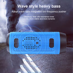 Enceinte Bluetooth sans fil multifonctionnelle ZEALOT A1 Bass, microphone intégré, support appels Bluetooth & AUX & carte TF & lumières LED