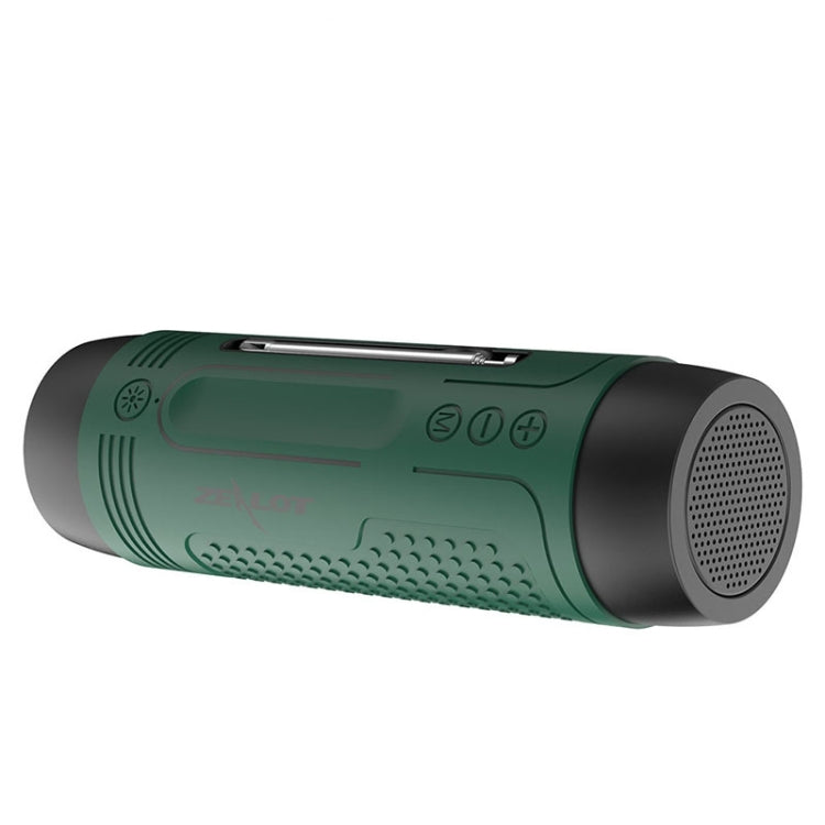 Enceinte Bluetooth sans fil multifonctionnelle ZEALOT A2 Bass, microphone intégré, support appels Bluetooth & AUX & carte TF & lumières LED