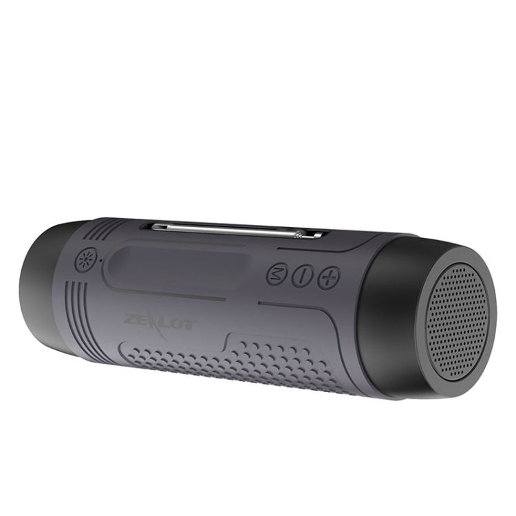 Enceinte Bluetooth sans fil multifonctionnelle ZEALOT A2 Bass, microphone intégré, support appels Bluetooth & AUX & carte TF & lumières LED