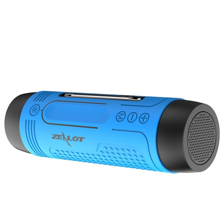 Enceinte Bluetooth sans fil multifonctionnelle ZEALOT A2 Bass, microphone intégré, support appels Bluetooth & AUX & carte TF & lumières LED