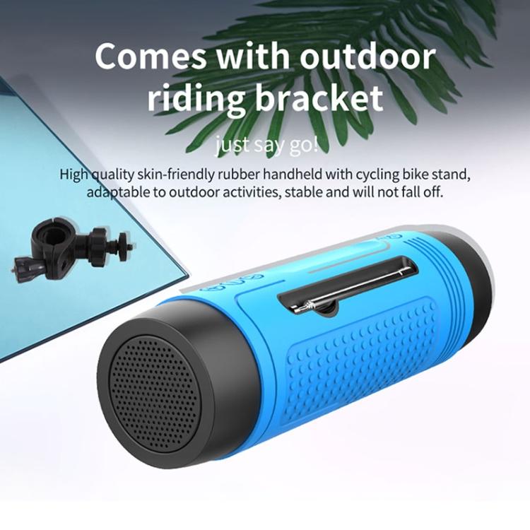 Enceinte Bluetooth sans fil multifonctionnelle ZEALOT A2 Bass, microphone intégré, support appels Bluetooth & AUX & carte TF & lumières LED