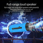 Enceinte Bluetooth sans fil multifonctionnelle ZEALOT A2 Bass, microphone intégré, support appels Bluetooth & AUX & carte TF & lumières LED