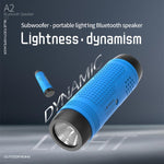 Enceinte Bluetooth sans fil multifonctionnelle ZEALOT A2 Bass, microphone intégré, support appels Bluetooth & AUX & carte TF & lumières LED