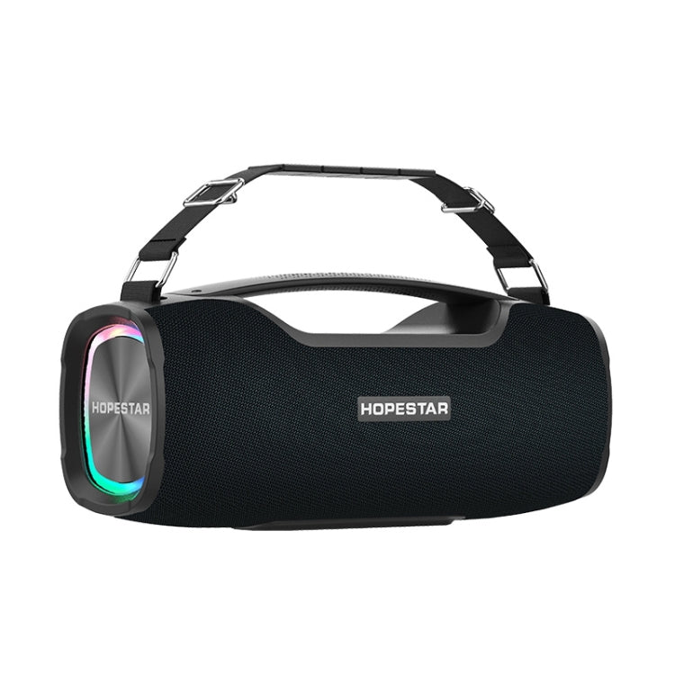 Enceinte Bluetooth portable extérieure HOPESTAR A6X TWS avec lumières musicales colorées, prise en charge Power Bank & appel mains libres & disque U & carte TF & AUX 3,5 mm, A6X Noir, A6X Vert