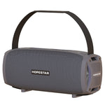 Enceinte Bluetooth portable extérieure étanche HOPESTAR H24 Pro TWS à texture tissée avec lumière rythmique, prise en charge appel mains libres & disque U & carte TF & AUX 3,5 mm & FM, H24 Pro Noir, H24 Pro Gris, H24 Pro Bleu, H24 Pro Rouge