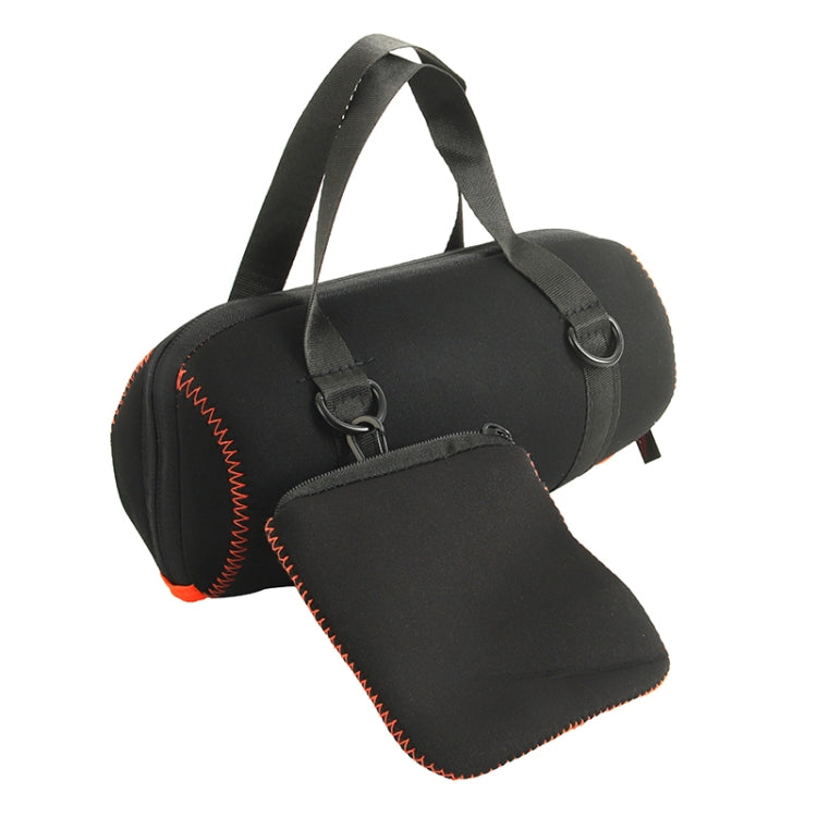 Housse de protection pour enceinte portable extérieure EVA avec bandoulière & mousqueton pour JBL Charge 5
