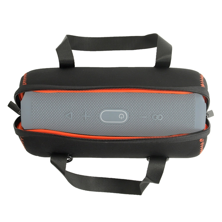 Housse de protection pour enceinte portable extérieure EVA avec bandoulière & mousqueton pour JBL Charge 5