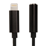 Adaptateur audio 8 broches vers 3,5 mm, Longueur : environ 12 cm, Compatible iOS 13.1 ou supérieur