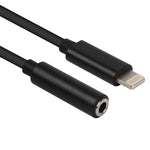 Adaptateur audio 8 broches vers 3,5 mm, Longueur : environ 12 cm, Compatible iOS 13.1 ou supérieur