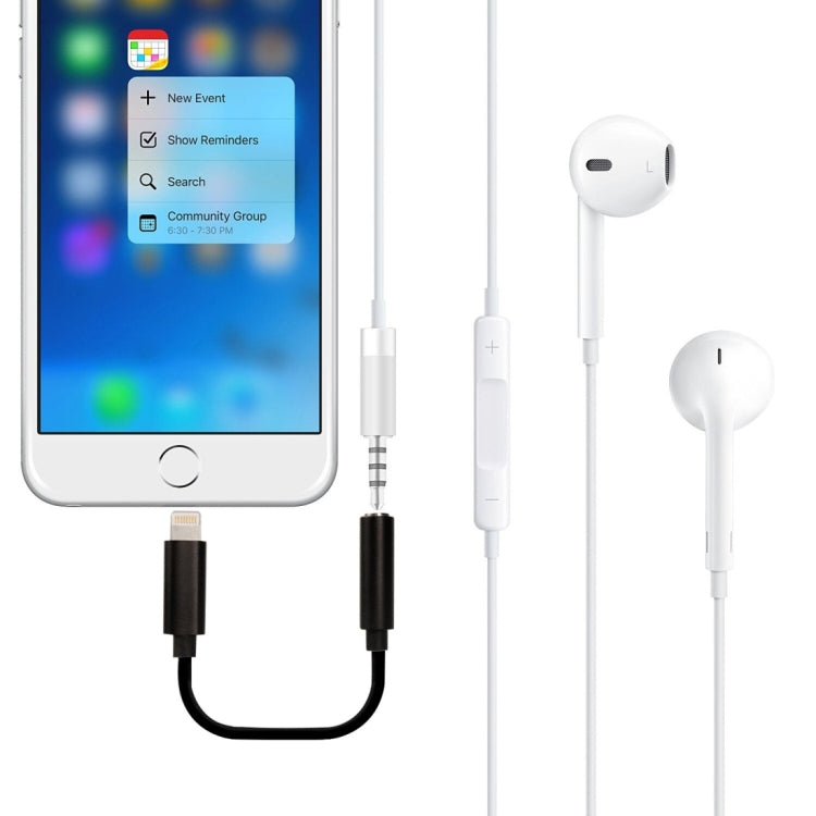 Adaptateur audio 8 broches vers 3,5 mm, Longueur : environ 12 cm, Compatible iOS 13.1 ou supérieur