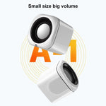 Mini haut-parleur filaire USB A1 Standard Version à commande filaire et volume élevé, longueur du câble : 1,1 m, Standard Version