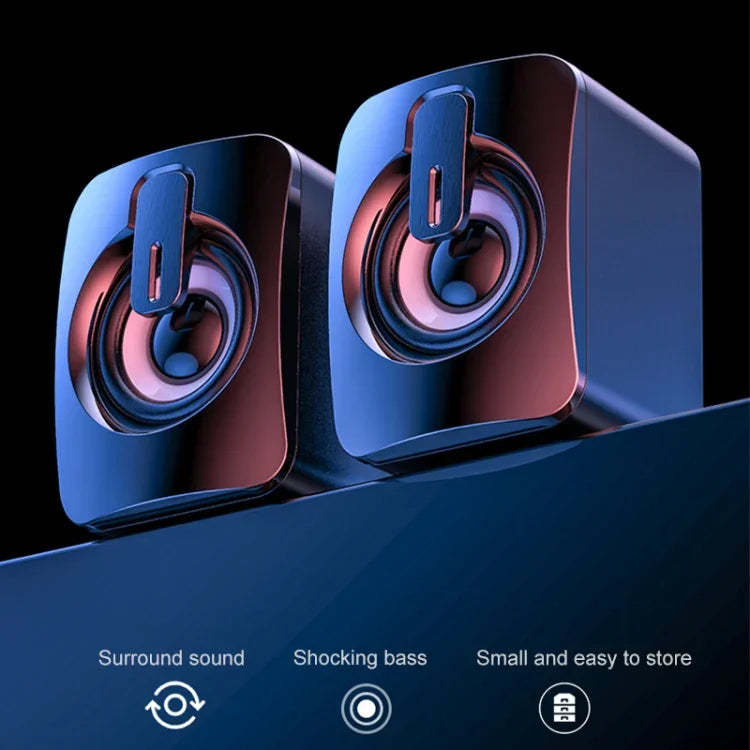 Haut-parleur filaire A1 USB mini à volume élevé, version Bluetooth, version Bluetooth