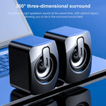 Haut-parleur filaire A1 USB mini à volume élevé, version Bluetooth, version Bluetooth