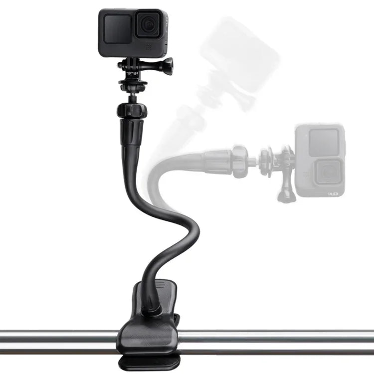 Support flexible pour caméra d'action et téléphone portable, bras de bureau, tige flexible