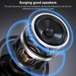 Haut-parleur stéréo Bluetooth sans fil EBS-908 à suspendre en tissu pour le cou avec subwoofer