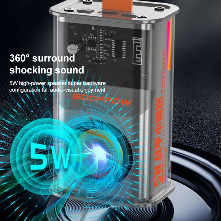 Haut-parleur Bluetooth TWS portable 5W Bullet sans fil, (Orange), (Vert), (Gris), (Violet)