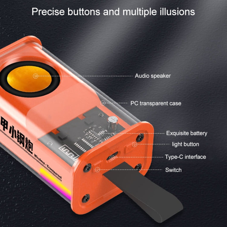 Haut-parleur Bluetooth TWS portable 5W Bullet sans fil, (Orange), (Vert), (Gris), (Violet)