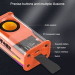 5W Portable Bullet TWS Wireless Bluetooth Speaker, (Orange), (Green), (Grey), (Purple)