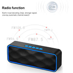 Enceinte Bluetooth sans fil multifonction carte extérieure SC211 Pro Version améliorée, SC211 Pro Version améliorée