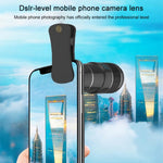 HAUTIK HK-002 Kit d'objectifs 5 en 1 : Fisheye 180 degrés + Macro et Grand angle 0,65x + Téléobjectif 12x + Objectif Star Line, HK-002