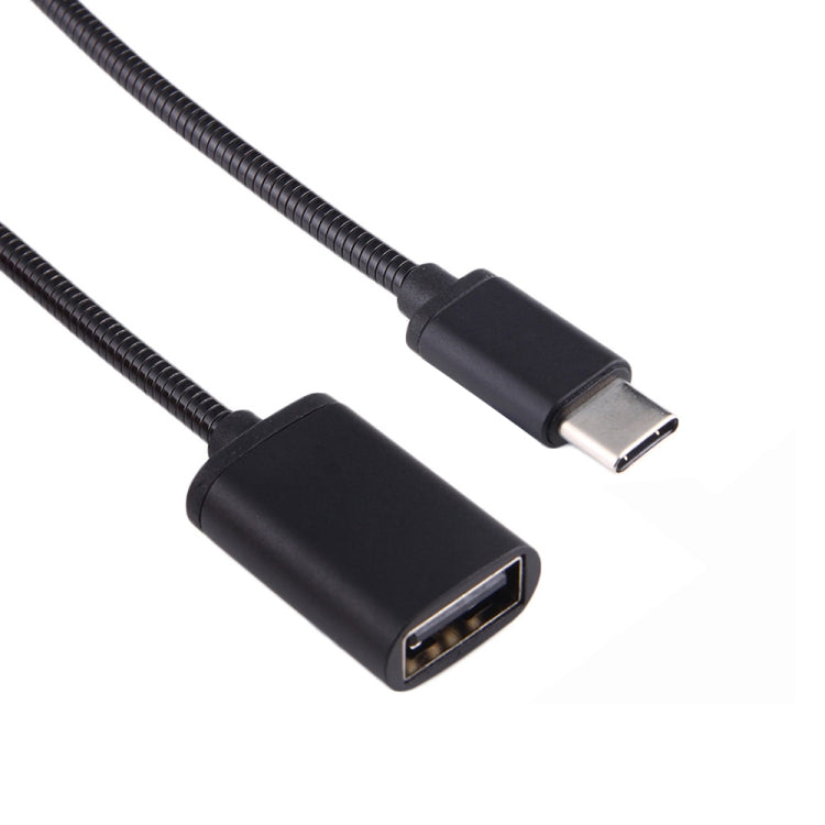 Câble OTG métallique USB femelle vers Type-C mâle 8,3 cm, câble de charge et de données