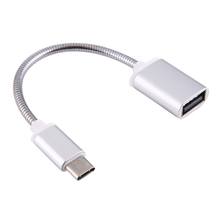 Câble OTG métallique USB femelle vers Type-C mâle 8,3 cm, câble de charge et de données
