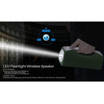 Haut-parleur stéréo Bluetooth sans fil portable NewRixing NR-2028 avec éclairage, support fonction TWS