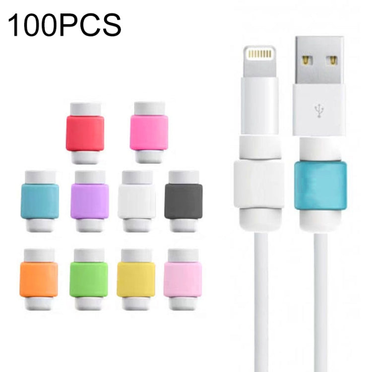 100 PIÈCES Protection de câble d'écouteurs, enrouleur de câble de données, organisateur de cordon, livraison de couleur aléatoire, 100 PIÈCES Organisateur