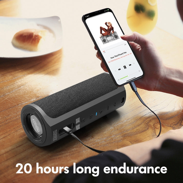 XDOBO Hero 1999 Enceinte Bluetooth Sans Fil TWS Étanche IPX7 Subwoofer Extérieur, Hero 1999