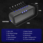 XDOBO Wake 1983 IPX7 Waterproof Portable Outdoor Wireless Bluetooth Speaker