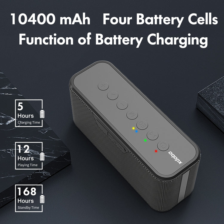 XDOBO X8 Plus Enceinte Bluetooth Sans Fil 80W Subwoofer Extérieur Support TWS & Carte TF & Clé USB, X8 Plus