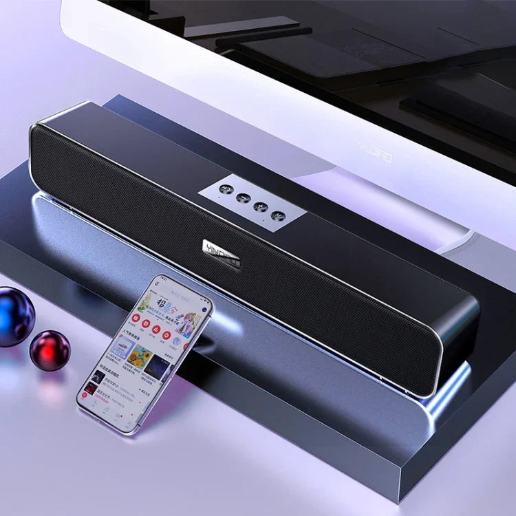 Haut-parleur Bluetooth sans fil YINDIAO A36 Bluetooth 5.0 Smart Subwoofer, version standard Bluetooth, version standard Bluetooth (Noir)