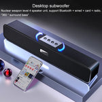 Haut-parleur Bluetooth sans fil YINDIAO A36 Bluetooth 5.0 Smart Subwoofer, version standard Bluetooth, version standard Bluetooth (Noir)