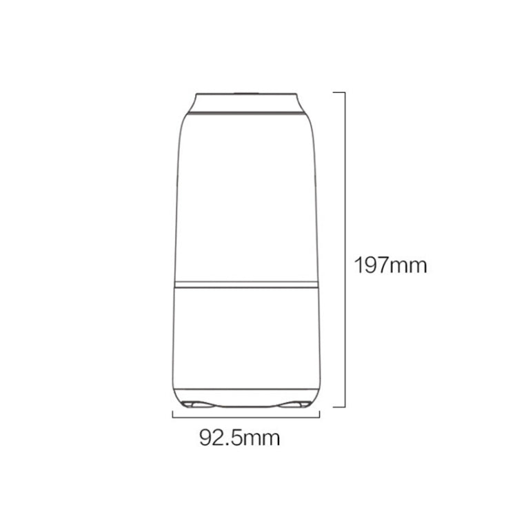 Enceinte Bluetooth sans fil Xiaomi Youpin V03 avec lumière colorée, support mains libres / AUX