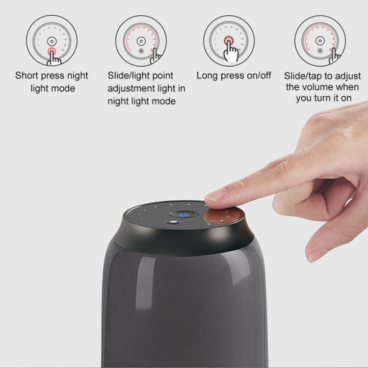 Enceinte Bluetooth sans fil Xiaomi Youpin V03 avec lumière colorée, support mains libres / AUX