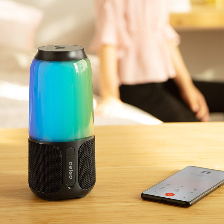 Enceinte Bluetooth sans fil Xiaomi Youpin V03 avec lumière colorée, support mains libres / AUX
