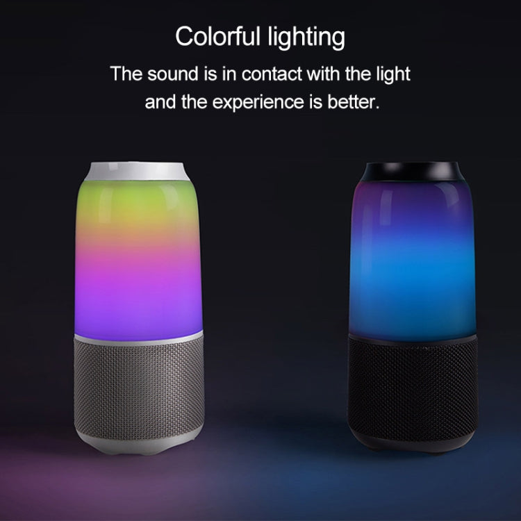 Enceinte Bluetooth sans fil Xiaomi Youpin V03 avec lumière colorée, support mains libres / AUX
