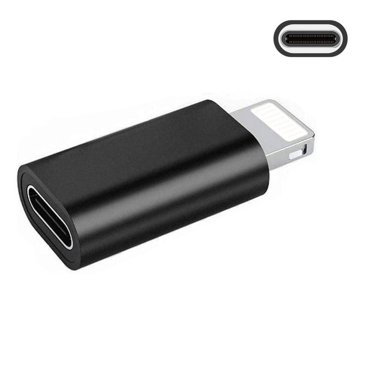ENKAY Hat-Prince HC-6 Mini Adaptateur Connecteur de Port USB-C / Type-C 3.1 vers 8 Broches en ABS (Blanc), Noir, Type-C vers 8 Broches