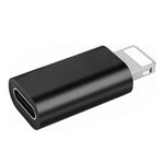 ENKAY Hat-Prince HC-6 Mini Adaptateur Connecteur de Port USB-C / Type-C 3.1 vers 8 Broches en ABS (Blanc), Noir, Type-C vers 8 Broches