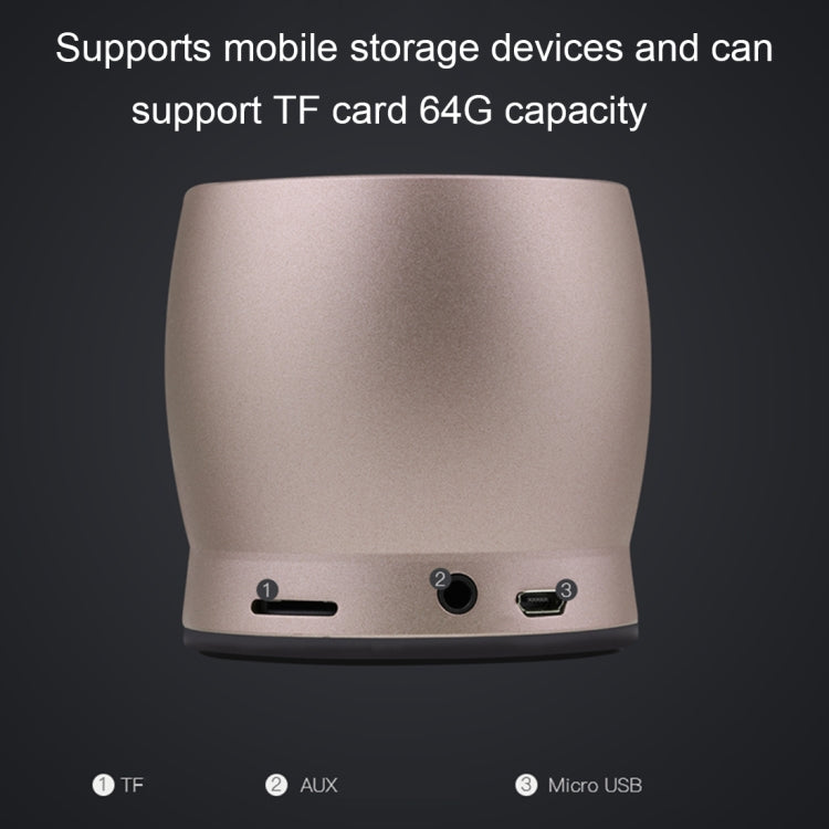 awei Y500 Mini Haut-parleur Bluetooth sans fil portable avec stéréo 3D, microphone intégré, prise en charge des cartes TF / AUX, Y500