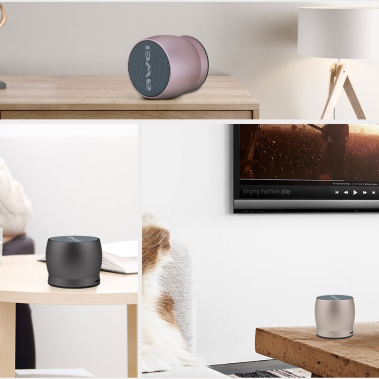 awei Y500 Mini Haut-parleur Bluetooth sans fil portable avec stéréo 3D, microphone intégré, prise en charge des cartes TF / AUX, Y500