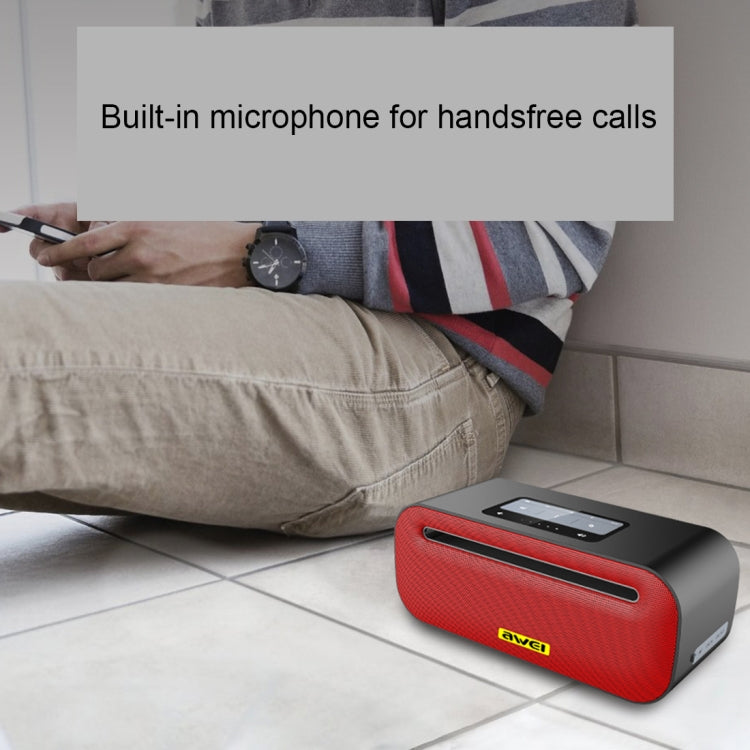 Enceinte Bluetooth sans fil awei Y600 avec son stéréo 3D, micro intégré, prend en charge les cartes TF / AUX / NFC, Y600