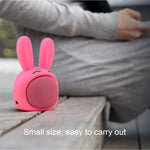 awei Y700 Mini Enceinte Bluetooth sans Fil Portable Lapin, Micro Intégré, Supporte AUX / Appel Mains Libres, Y700