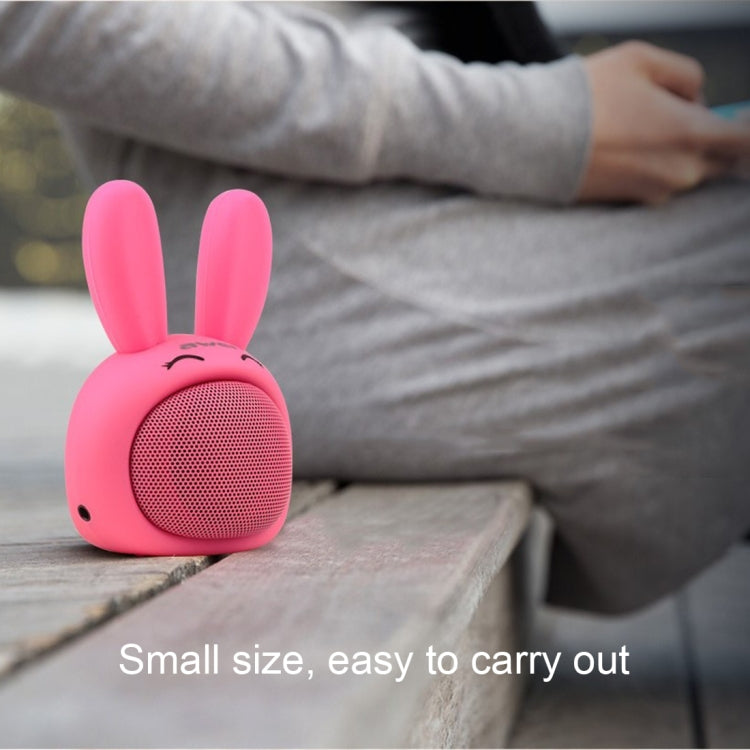 awei Y700 Mini Enceinte Bluetooth sans Fil Portable Lapin, Micro Intégré, Supporte AUX / Appel Mains Libres, Y700
