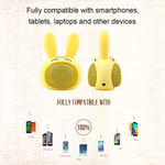 awei Y700 Mini Enceinte Bluetooth sans Fil Portable Lapin, Micro Intégré, Supporte AUX / Appel Mains Libres, Y700
