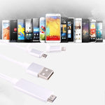 Câble adaptateur 3 en 1 Micro USB & 8 broches & Type-C vers HDMI HD 1080P HDTV